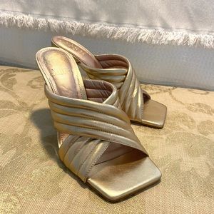 Vince Camuto Rose Gold Heel Sandals